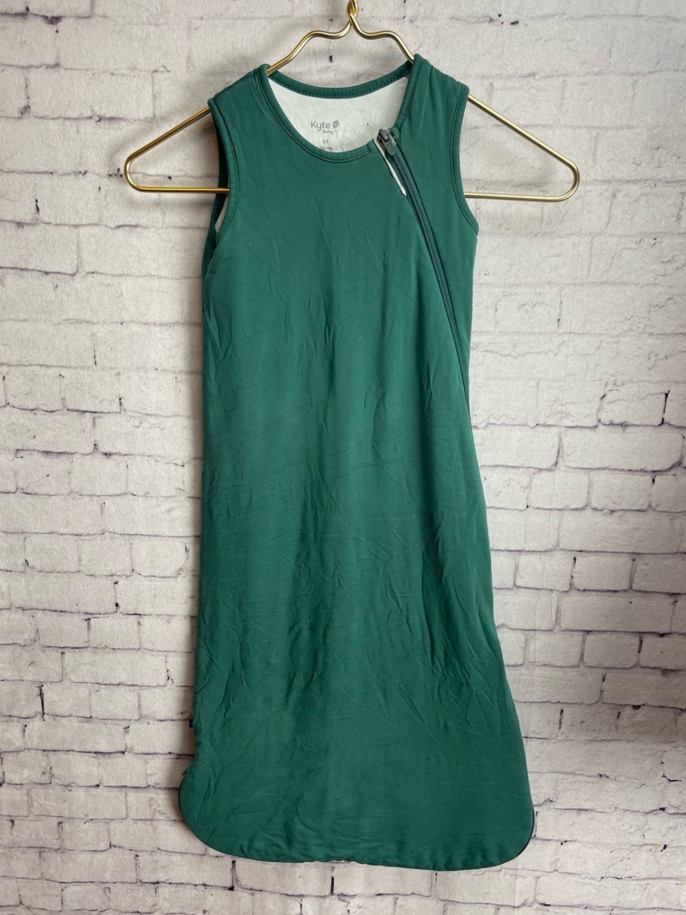Kyte baby size medium 1.0 tog bamboo sleep sack green